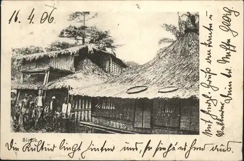 Sinoe Haus Dorf / Liberia /