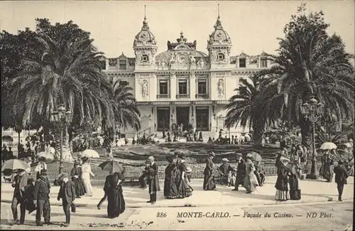 Monte-Carlo Facade du Casino / Monte-Carlo /