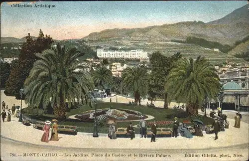 Monte-Carlo Jardins
Place du Casino
Riviera Palace / Monte-Carlo /