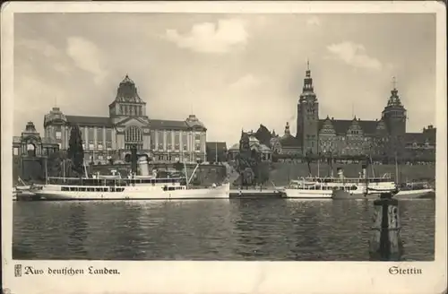 Stettin Westpommern Hakenterrasse / Szczecin /