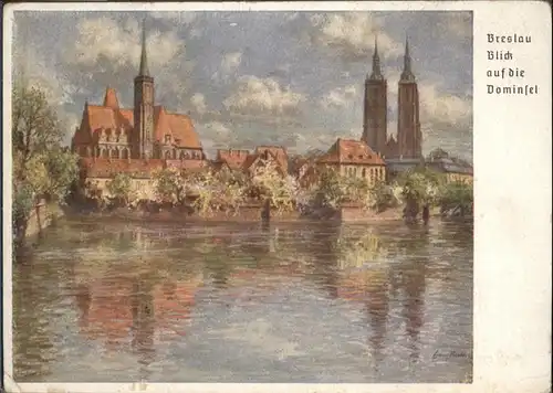 Breslau Niederschlesien Dominsel / Wroclaw /