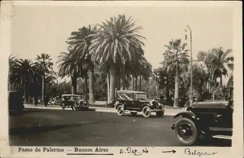 Buenos Aires Paseo de Palermo / Buenos Aires /