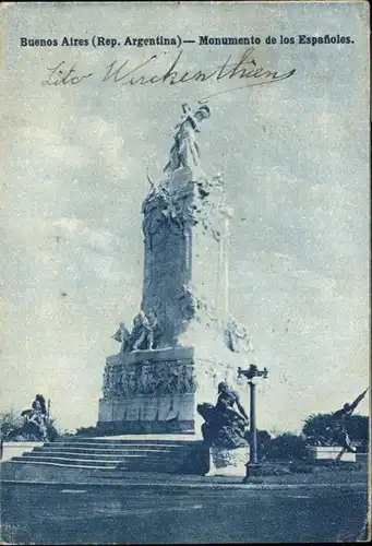 Buenos Aires Monumento de los Espanoles / Buenos Aires /
