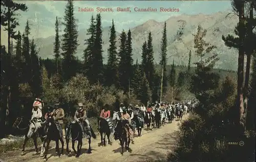 Banff Canada Indian Sports Pferd / Banff /