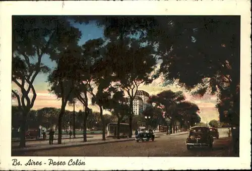 Buenos Aires Paseo Colon Strassenbahn  / Buenos Aires /