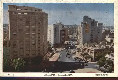 Montevideo Uruguay Diagonal Agraciada / Montevideo /