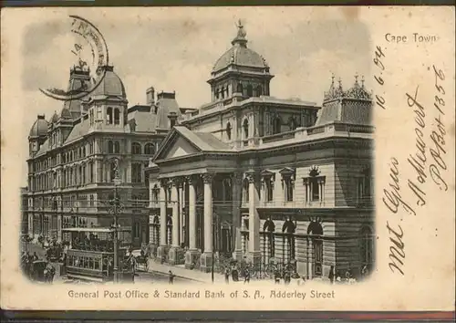 Cape Town Kaapstad Kapstadt Post Office Standard Bank Adderley Street / Cape Town /