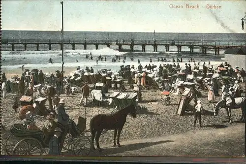 Durban South Africa Ocean Beach Kutsche  / Durban /