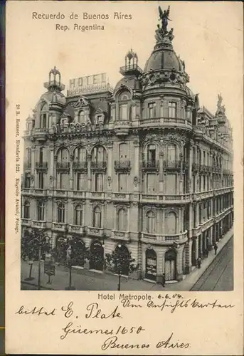 Buenos Aires Hotel Metropole / Buenos Aires /