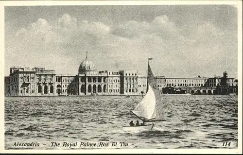 Alexandria Alexandrie Aegypten Royal Palace Ras El Tin Schiff  / Alexandria /