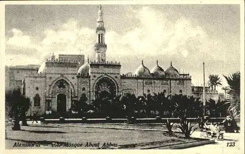 Alexandria Alexandrie Aegypten Mosque About Abbas  / Alexandria /