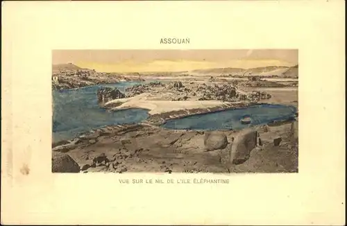 Assouan Sur le Nil  / Aegypten /