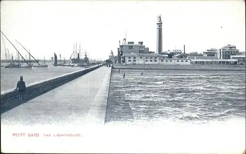 Port Said Lighthouse Schiff  / Port Said /