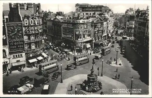 London Piccadilly Circus Eros / City of London /Inner London - West