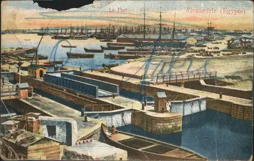 Alexandrie Alexandria Port / Aegypten /