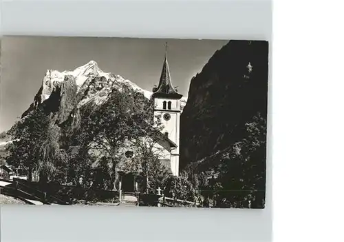 Grindelwald Kirche Wetterhorn / Grindelwald /Bz. Interlaken