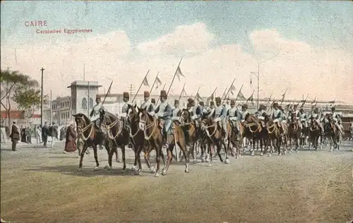 Cairo Egypt Cavaleries Egyptiennes Pferde / Cairo /