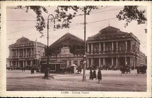 Rom Roma Stazione Termini Strassenbahn Kutsche  /  /Rom