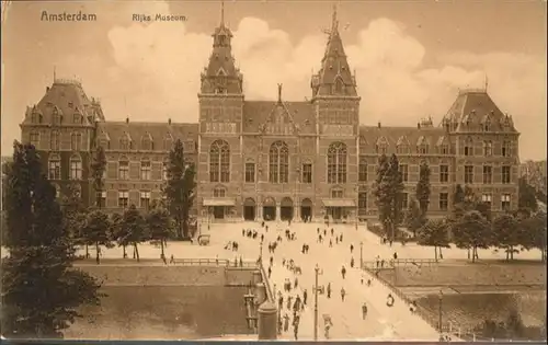 Amsterdam Niederlande Rijks Museum Bruecke / Amsterdam /