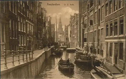 Amsterdam Niederlande O.Z. Kolk Schiff / Amsterdam /