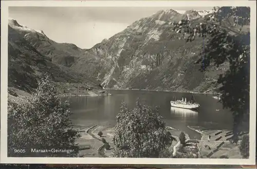 Geiranger Schiff / Norwegen /