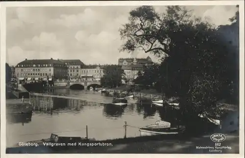 Goeteborg Vallgraven Kungsportsbron /  /