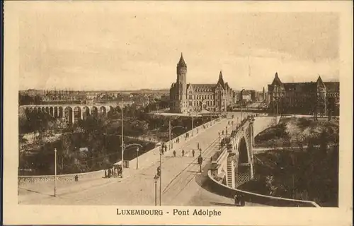 Luxembourg Luxemburg Pont Adolphe / Luxembourg /