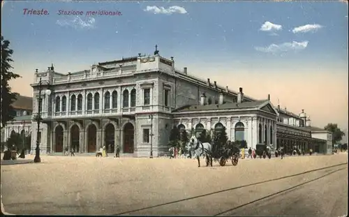 Trieste Stazione Meridionale Kutsche  / Trieste /