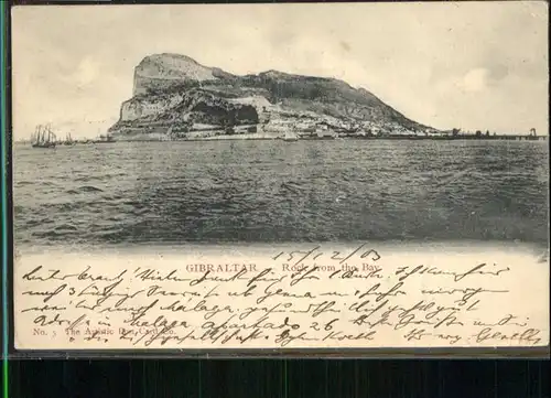 Gibraltar Rock from Bay / Gibraltar /