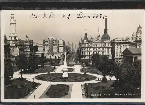 Buenos Aires Plaza de Mayo  / Buenos Aires /