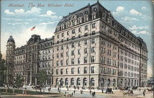 Montreal Quebec New Windsor Hotel Kutsche  / Montreal /