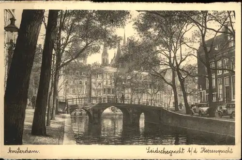 Amsterdam Niederlande Leidschegracht Heerengracht / Amsterdam /