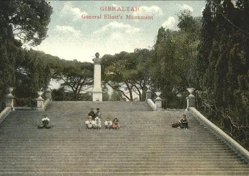 Gibraltar General Eliotts Monument / Gibraltar /