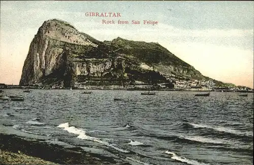 Gibraltar Rock from San Felipe Boot / Gibraltar /