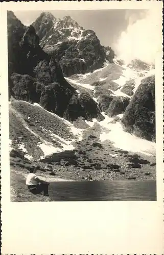 Hohe Tatra Gruener See Schwalbenturm / Slowakische Republik /