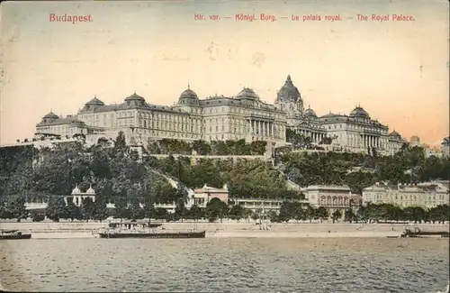 Budapest Royal Palace Schiff  / Budapest /