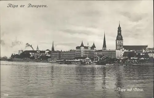 Riga Lettland Duena / Riga /