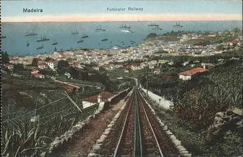 Madeira Funicular Railway Schiff / Portugal /