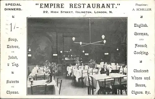 London Empire Restaurant  / City of London /Inner London - West
