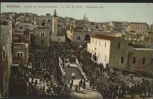 Bethlehem Yerushalayim  Pilger Weihnachtsfest  / Bethlehem /