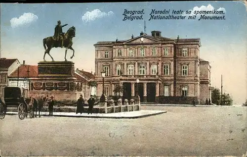 Belgrad Serbien Nationaltheater
Monument / Serbien /