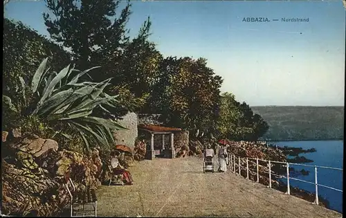 Abbazia Istrien Nordstrand / Seebad Kvarner Bucht /Primorje Gorski kotar