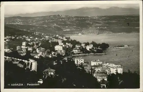 Abbazia Istrien Panorama / Seebad Kvarner Bucht /Primorje Gorski kotar