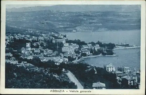 Abbazia Istrien Veduta Generale / Seebad Kvarner Bucht /Primorje Gorski kotar