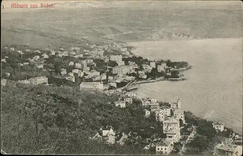 Abbazia Istrien Suedansicht / Seebad Kvarner Bucht /Primorje Gorski kotar