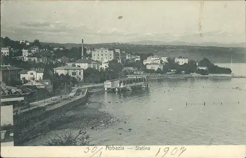 Abbazia Istrien Slatina / Seebad Kvarner Bucht /Primorje Gorski kotar