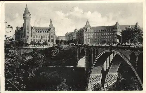 Luxembourg Luxemburg Pont Adolphe / Luxembourg /