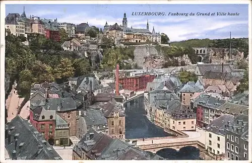 Luxembourg Luxemburg Faubourg
Grund
Ville haut / Luxembourg /