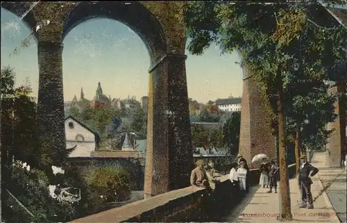 Luxembourg Luxemburg Pont du Hondhaus / Luxembourg /