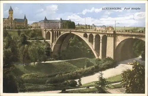 Luxembourg Luxemburg Pont Adolphe / Luxembourg /